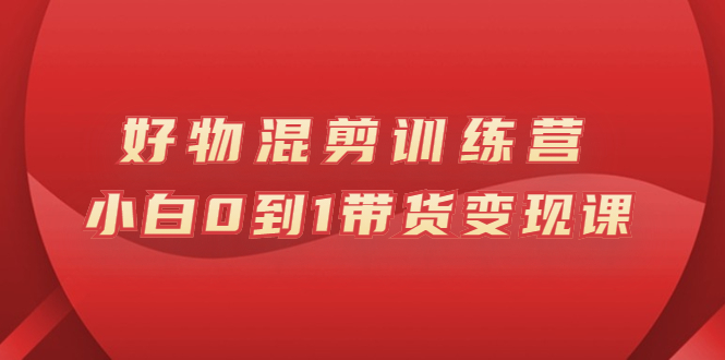 抖音好物混剪怎么逃过搬运：万三好物混剪训练营，0到1带货变现课