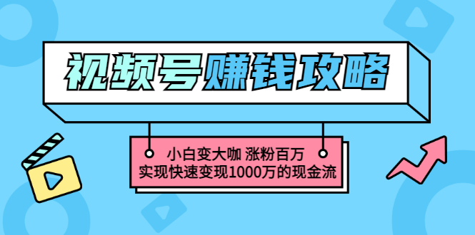 如何用视频号赚钱：玩转微信视频号，快速变现副业赚钱